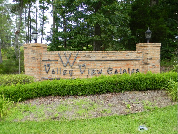 Valley View Estates features cheerful landscaping and beautiful homes