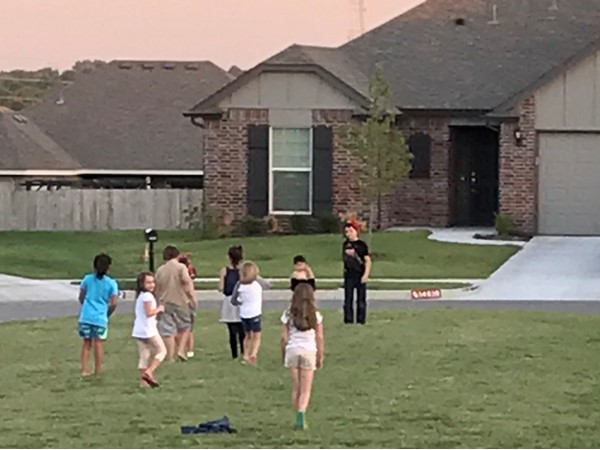 Great part of Lake Valley is the giggles of kids playing Red Rover in the evening