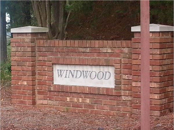 Windwood...located on Caldwell Mill Road