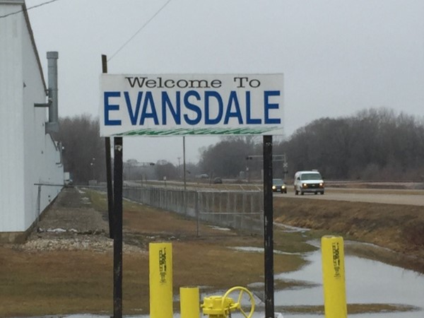 Evansdale is a community of around 5,000 located just east of Waterloo 