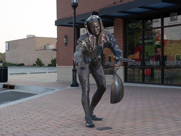 The Music sculpture is one of the many Art in Public Spaces around Edmond