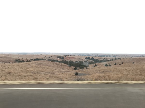 Beautiful, open, rolling hills of Camargo, Oklahoma