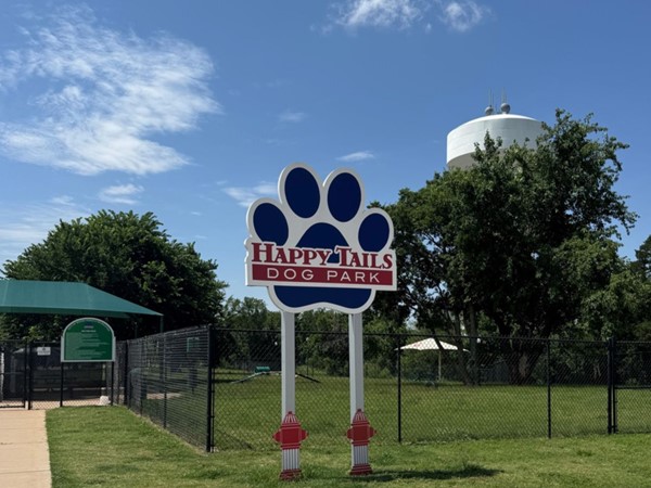 Happy Tails Dog Park located inside Buck Thomas Park