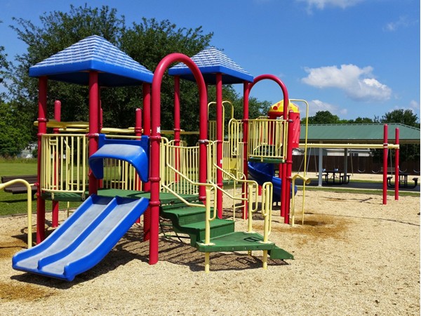 Neighborhood playground in Field Crest Estates, Youngsville, LA
