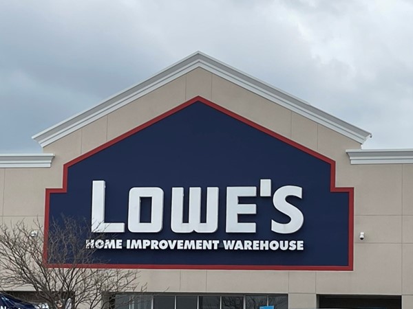 Lowes is right next to Grey Hawk