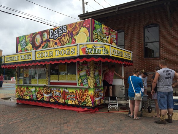 Visited my favorite farmers market brunch spot yesterday. Best corn dogs since State Fair 2014