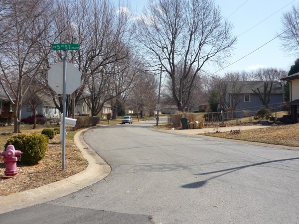 Northwest Meadowview Drive from Northwest 5th Street in Country Club North