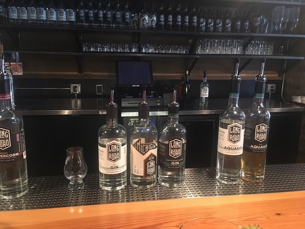 Enjoy a tour of Long Road Distillers in Downtown Grand Rapids and visit their tasting room after