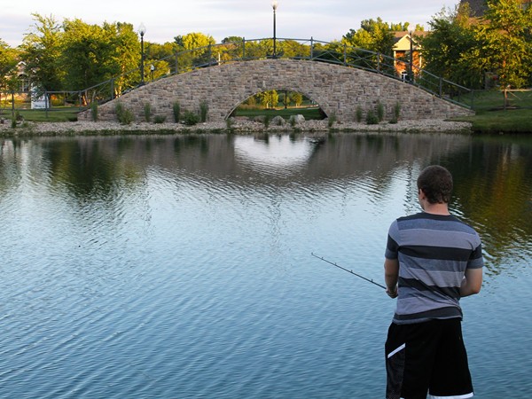Enjoy fishing in the stocked ponds