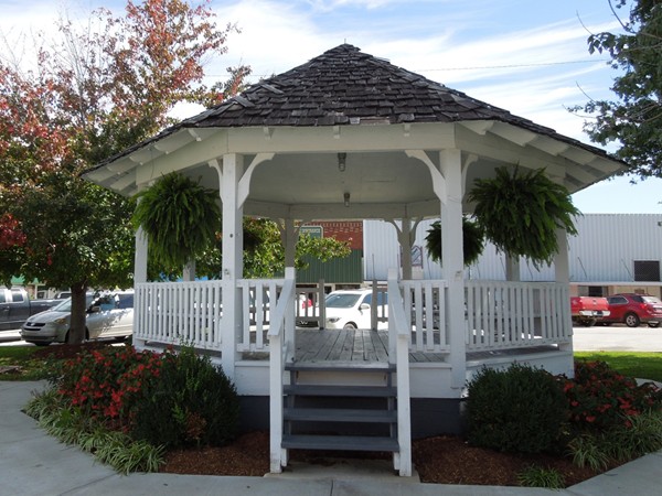 Gazebo on city square in Green Forest