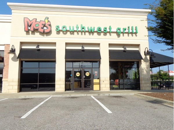 Welcome to Moe's- located in Prattville off of Cobbs Ford Road 