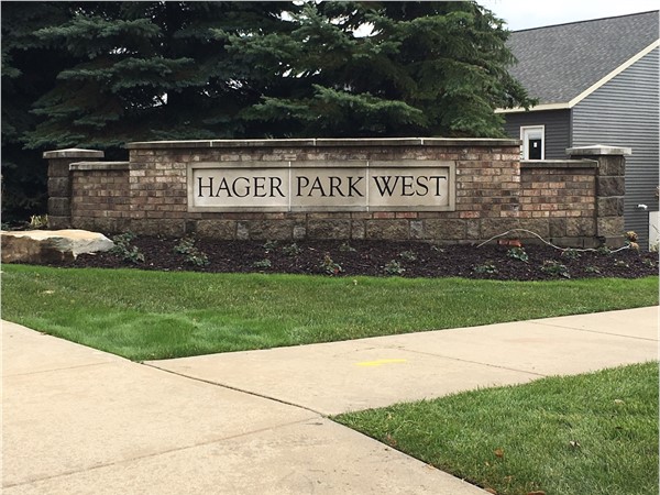 Entrance to Hager Park West