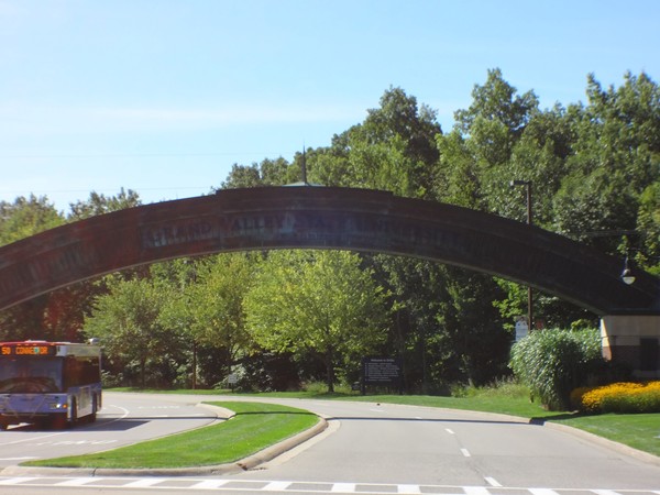 Entrance to Grand Valley State University, Allendale Campus