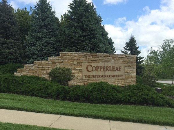 Entrance to Copperleaf in the Northland