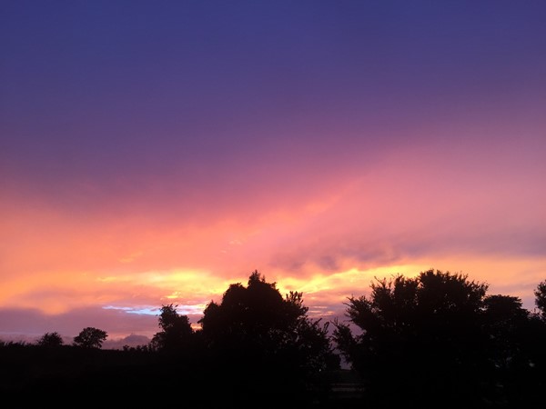 Amazing sunsets over Highridge Manor