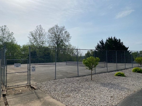 Southwood Shores has tennis courts and a basketball court! Rare find