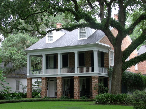 Old South charm still lives in New Iberia -- love the huge trees