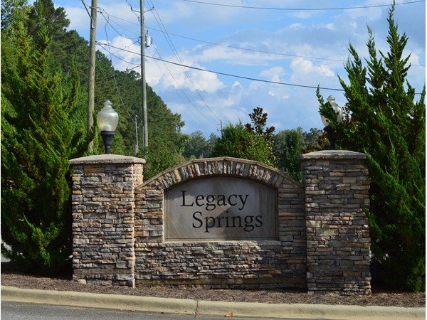 Entrance to Legacy Springs