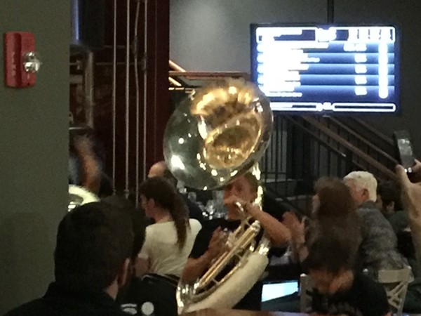 KSU Marching Band on a random restaurant visit