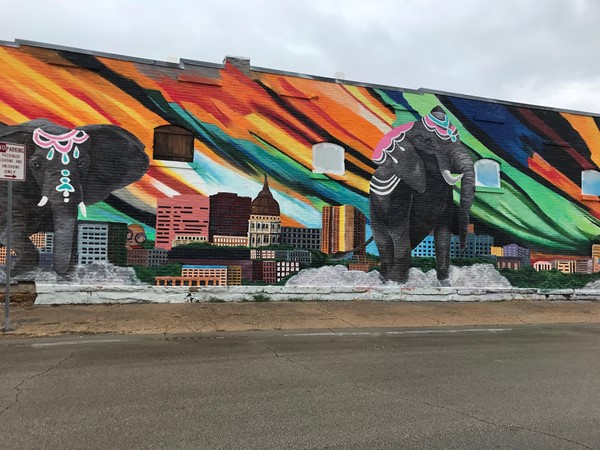 One of Topeka's many treasures is the NOTO District. The murals are beautiful