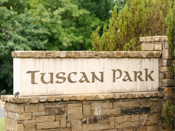 Tuscan Park is a beautiful neighborhood in Edmond