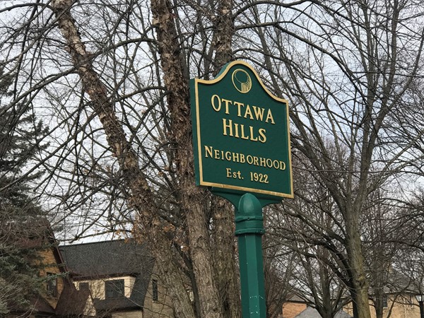 Ottawa Hills Neighborhood, established 1922