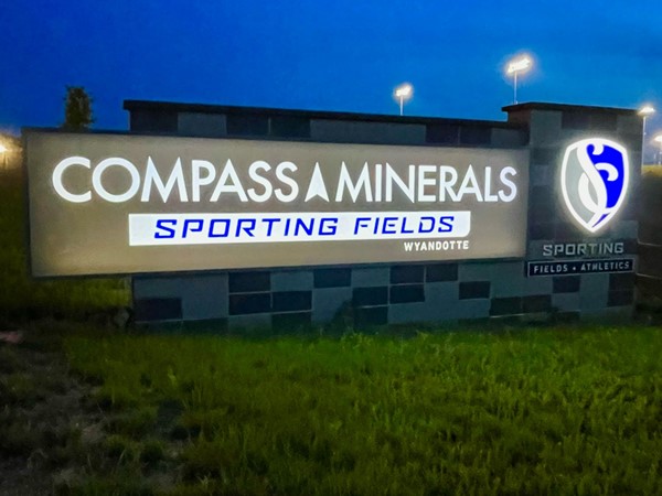 Compass Minerals Sporting Fields is a 52-acre world-class sports complex in Kansas City, KS