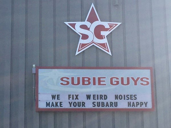 Subie Guys...the shop for Subaru owners/lovers in Traverse City