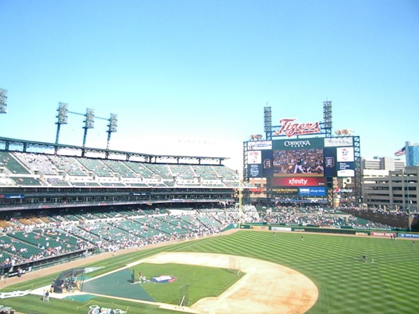 Summmer days and nights at Comerica Park, Go Detroit Tigers 