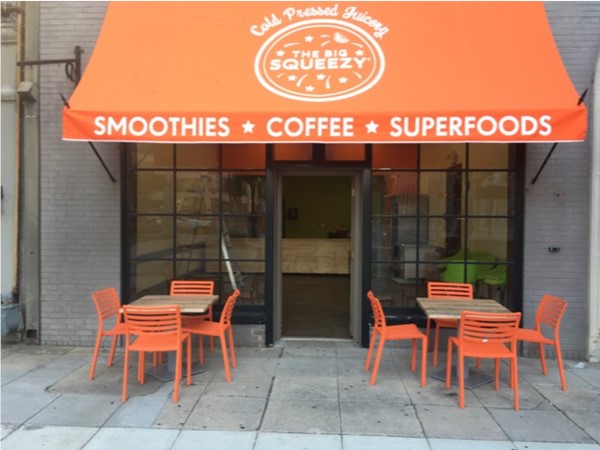 The Big Squeezy is a local cold-pressed juice and smoothie bar. A new location opening soon