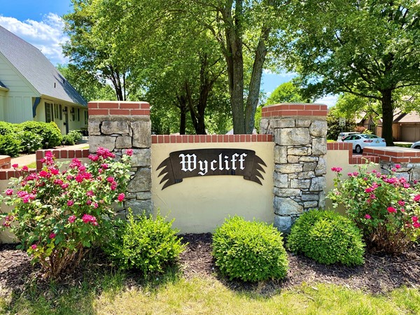 Wycliff neighborhood entrance