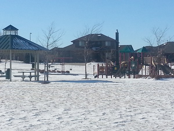 Playground at the park in Bellbrook