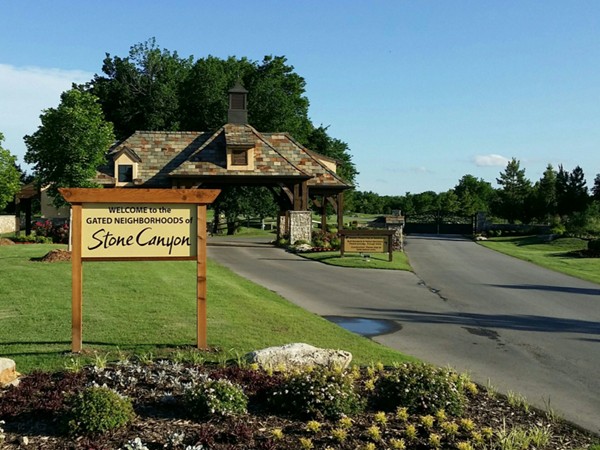 Stone Canyon gated communities entrance