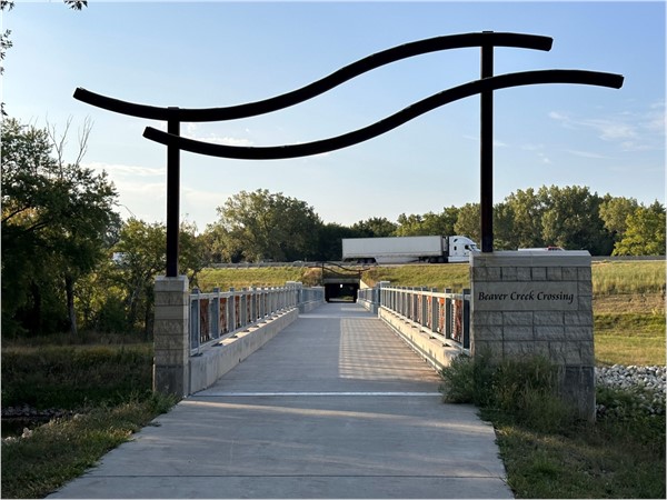 Beaver Creek Crossing Bridge is a great place to enjoy nature, cycle, run, or go for a walk