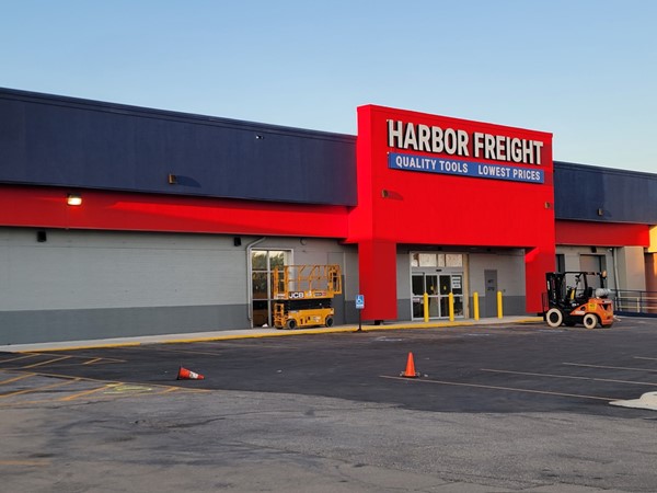 The new Harbor Freight will be opening soon 