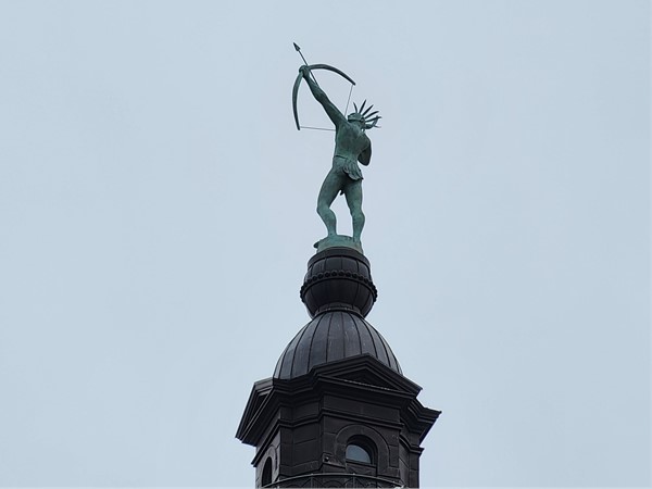 Ad Astra statue atop the Kansas State Capitol building