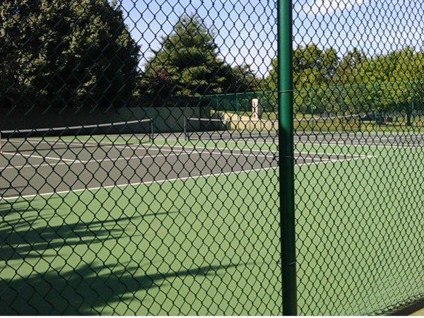 The tennis courts at Nottingham St. Andrews