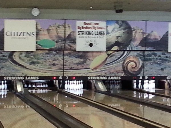 Striking Lanes in Hartland.  Great place to bowl and get together with friends 