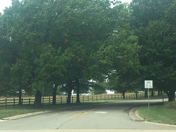 Cedar Crest, the Governor's residence, is immediately west of West Hills - this is the entrance