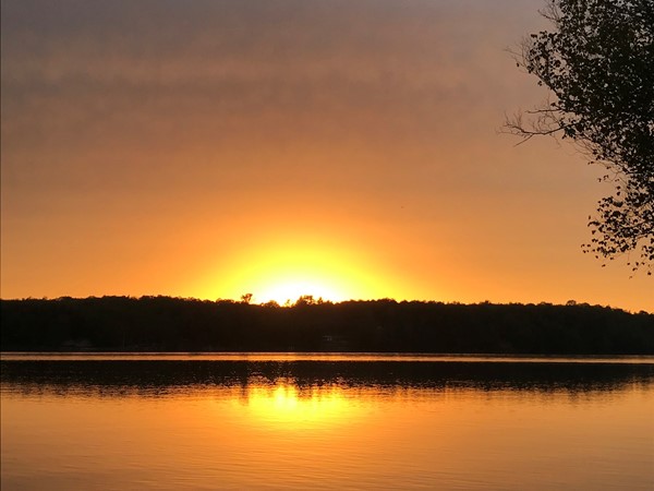 June sunset on Au Train Lake 