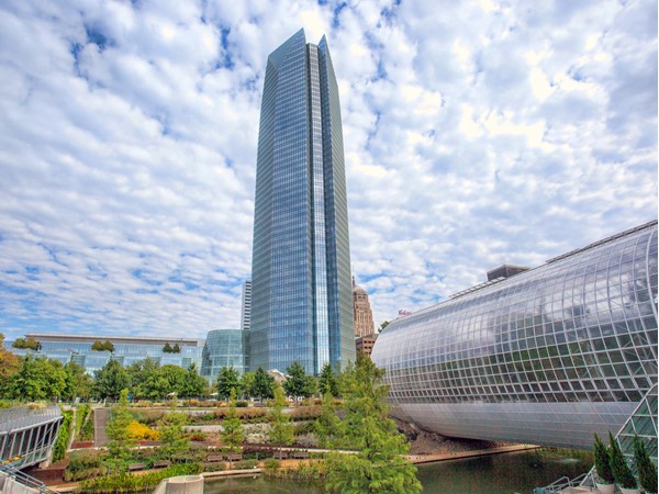 The Myriad Gardens offers 15 acres of pure joy in the heart of downtown Oklahoma City