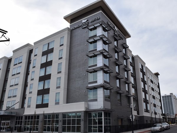 One of the newest hotel developments in downtown Little Rock, Homewood Suites 