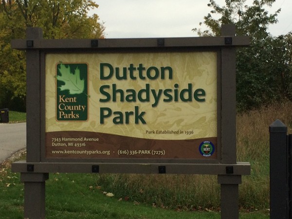 Dutton Shadyside Park entrance