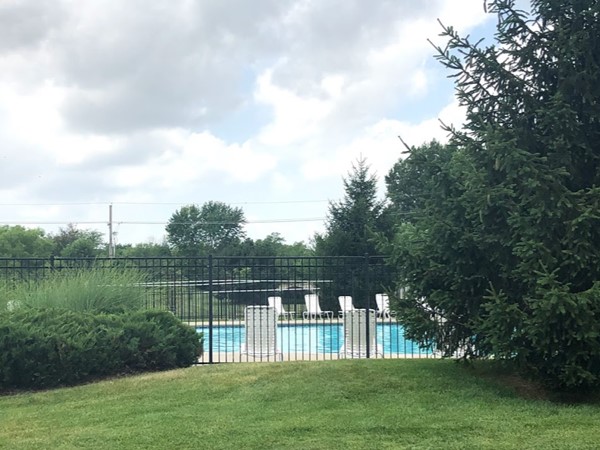 Community swimming pool inside Cedar Ridge Park