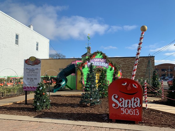 Don't forget to mail your letter to Santa! Downtown Cedar Falls is the place 