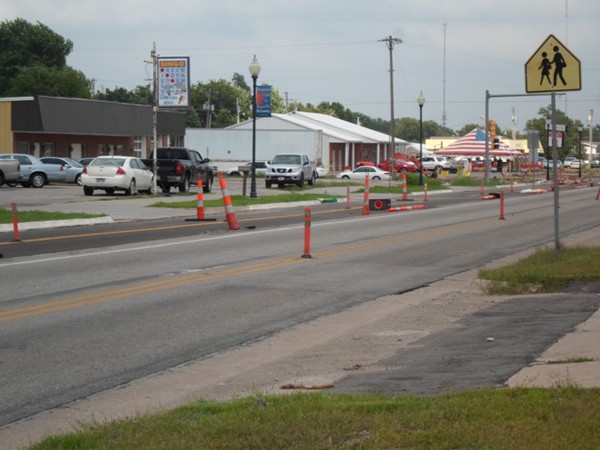 Road construction continues to improve the city streets