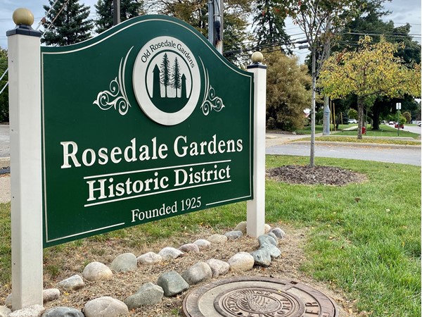 The very popular area of Rosedale Gardens
