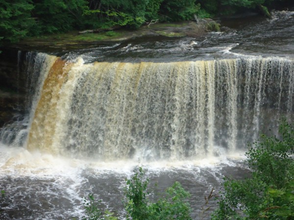 A five  hour drive to Tahquamenon Falls State Park, one of the largest falls, in our own state!