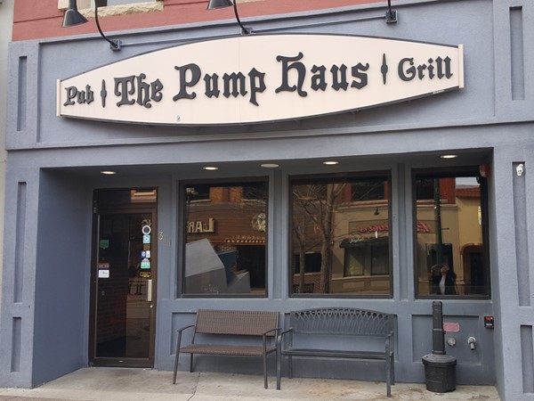 Check out the Pump Haus Grill for great food and drinks 