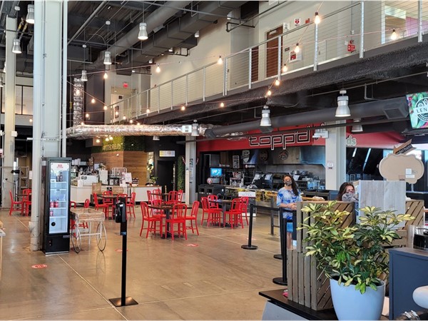 Lenexa Public Market has a great selection of different kinds of foods and beverages